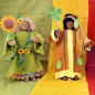 Preview: Jahreszeitenfiguren mit Zubehör - Frühling, Sommer, Herbst und König Winter